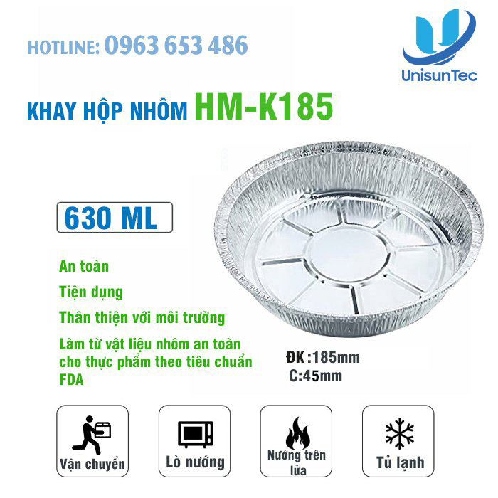 Khay giấy bạc lót nồi chiên không dầu